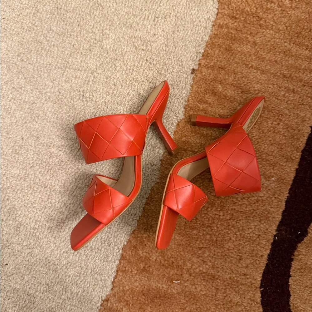 Vince Camuto Orange Sandals High Heel